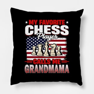 My Chess Player Calls Me Grandmama Grandma Pillow