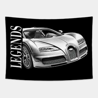 Bugatti Veyron (2005–2011) Vintage Car Awesome Tapestry