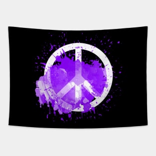 Peace of a Rainbow - Lilac Tapestry