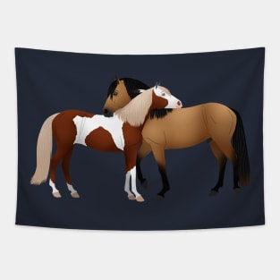 Spirit and Rain - Equine Rampaige Tapestry