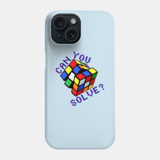 Can You Solve Rubiks Cube Phone Case