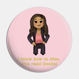 Amy Santiago Quote Chibi Pin