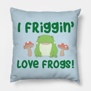 I love frogs Pillow