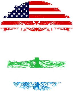 American Grown With Sierra Leonean Roots - Gift for Sierra Leonean From Sierra Leone Magnet