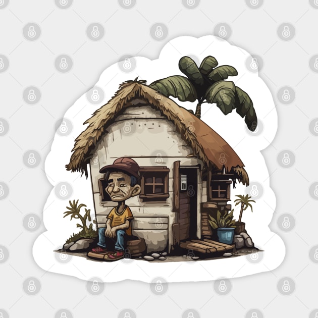 Bahay Kubo Magnet by PasJules