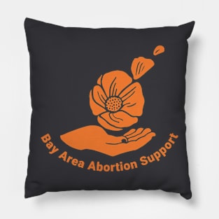 BAAS release logo in orange Pillow