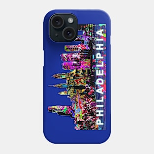 Philadelphia in graffiti Phone Case