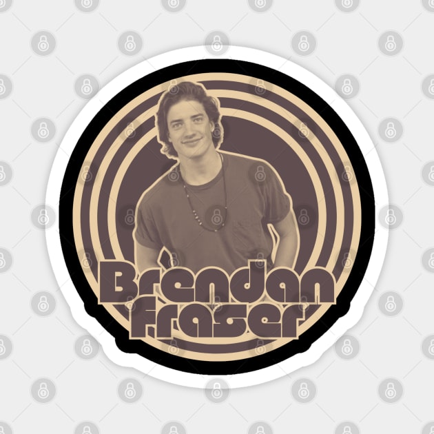Brendan fraser vintage Magnet by MarketDino