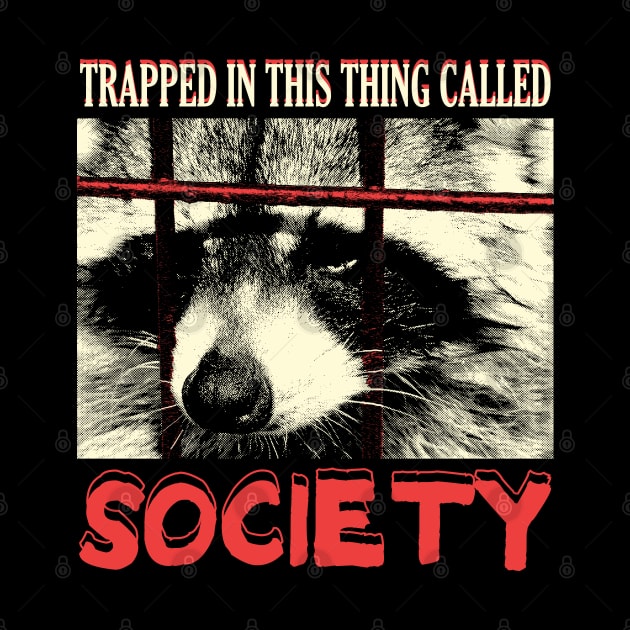 Society Raccoon by giovanniiiii