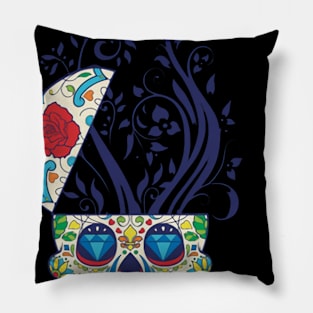 Skull of Abstract #7 Pillow