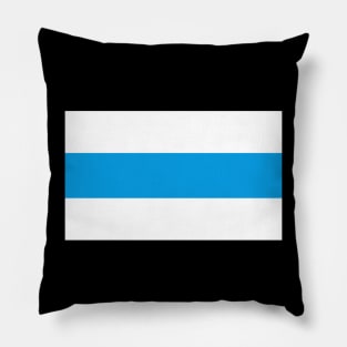 White blue white - New Russian Flag Pillow