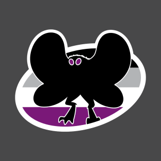 Asexual Mothman Cryptid Pride T-Shirt