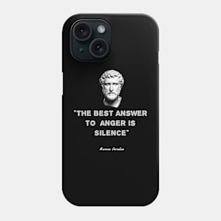 Stoic Quote by Marcus Aurelius Phone Case