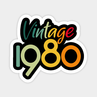 Vintage 1980 Magnet