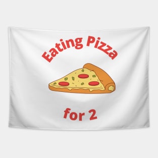 Eating Pizza for two Tapestry