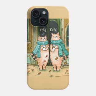 Meeting At The Cafe Phone Case