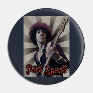 Phil Lynott Classic Pin