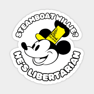 Steamboat Willie is a Libertarian Magnet