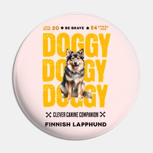 Doggy Finnish Lapphund Pin