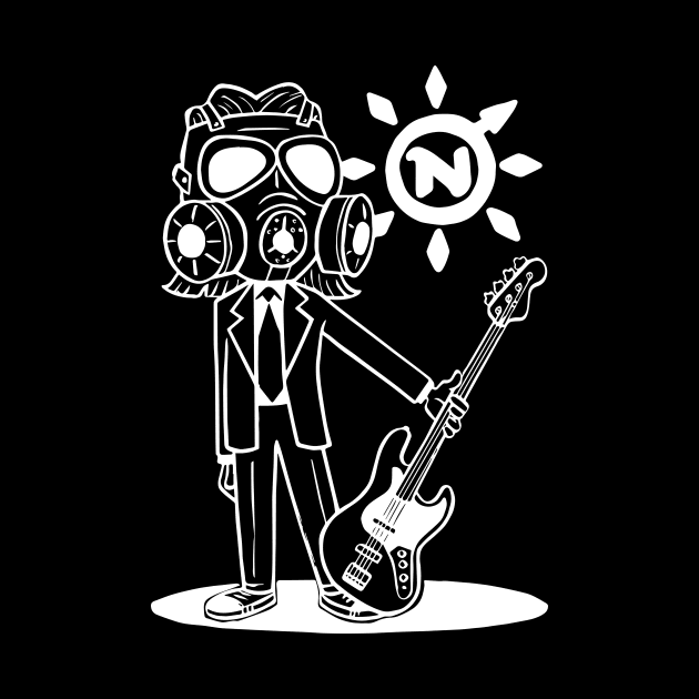 Null Rays Radioactive Man Mascot by Null Rays