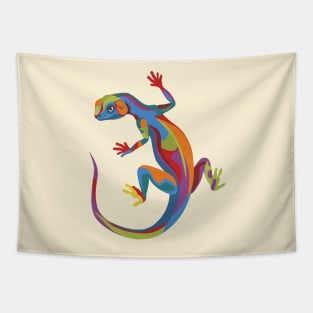 Painted Lizard Tapestry