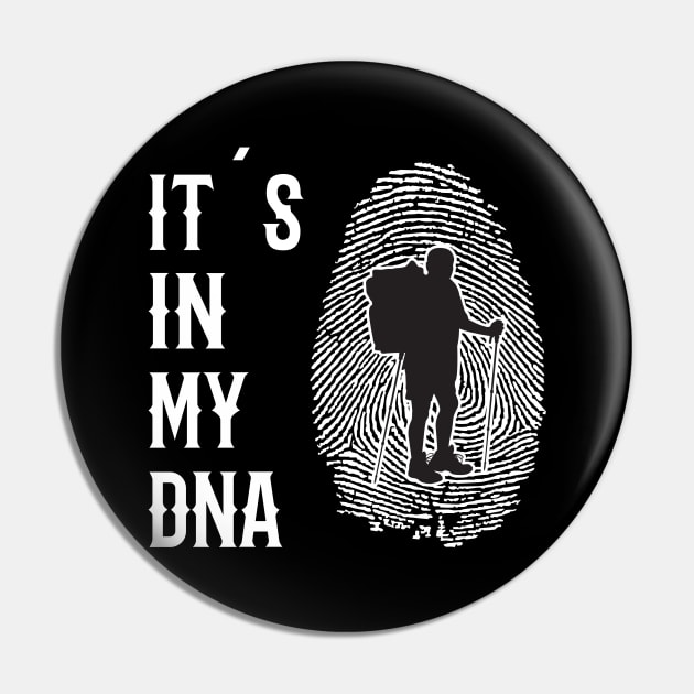 Its In My DNA - Wanderlust Pin by Hariolf´s Mega Store