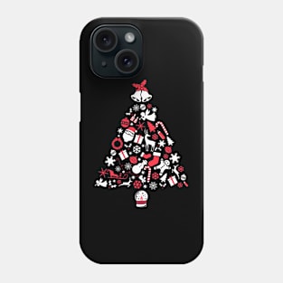 Christmas Tree from Christmas elements Phone Case