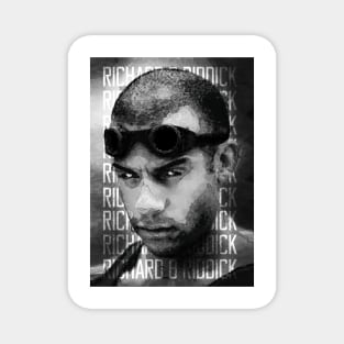 Pitch Black Riddick Vector Magnet