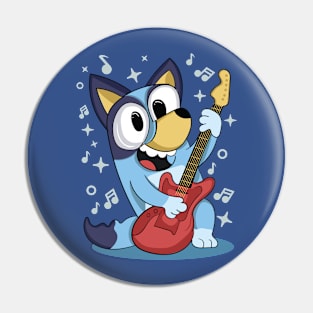 Bluey Guitar Hero Music Pin