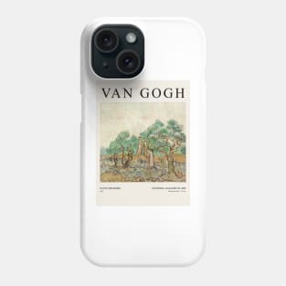 Vincent van Gogh Exhibition Painting The Olive Orchard 1889 Phone Case