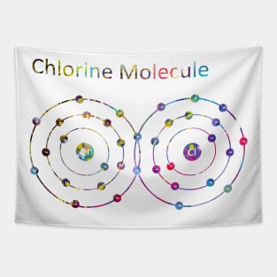 Chlorine Molecule Tapestry