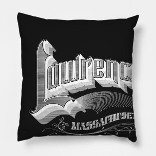 Vintage Lawrence, MA Pillow