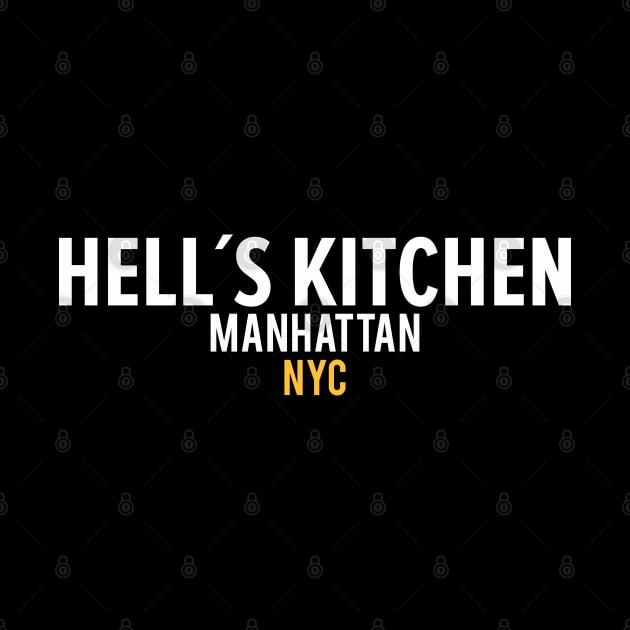 New York Manhattan Hell´s Kitchen - Hell´s Kitchen Logo - Hell´s Kitchen Style by Boogosh