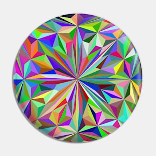 Abstract kaleidoscope Pin