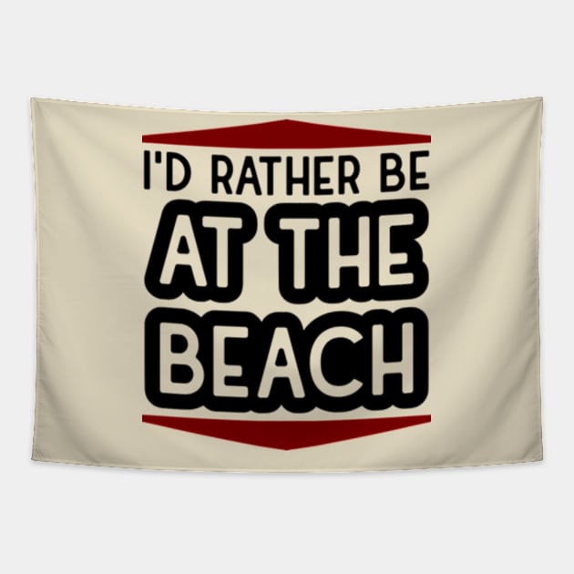 At The Beach Tapestry by Hashop