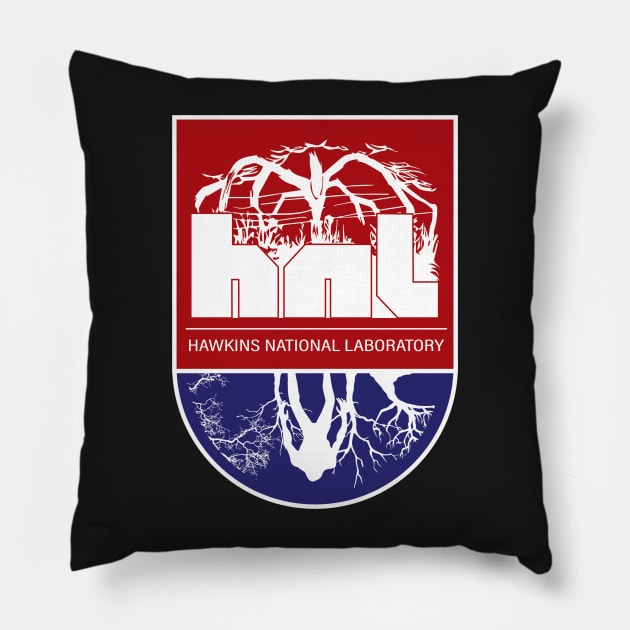 The Lab Upside Down Logo Design Pillow by Artman07