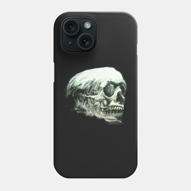 Floating Skull Phone Case by chadtheartist