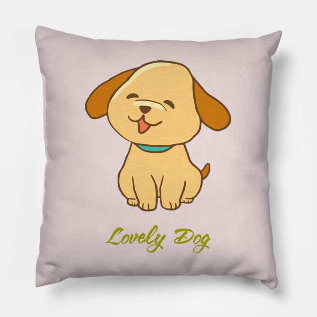 Lovely dog Pillow by This is store