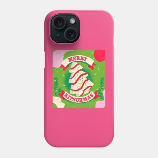 Merry Kitschmas Cake Tree design Phone Case