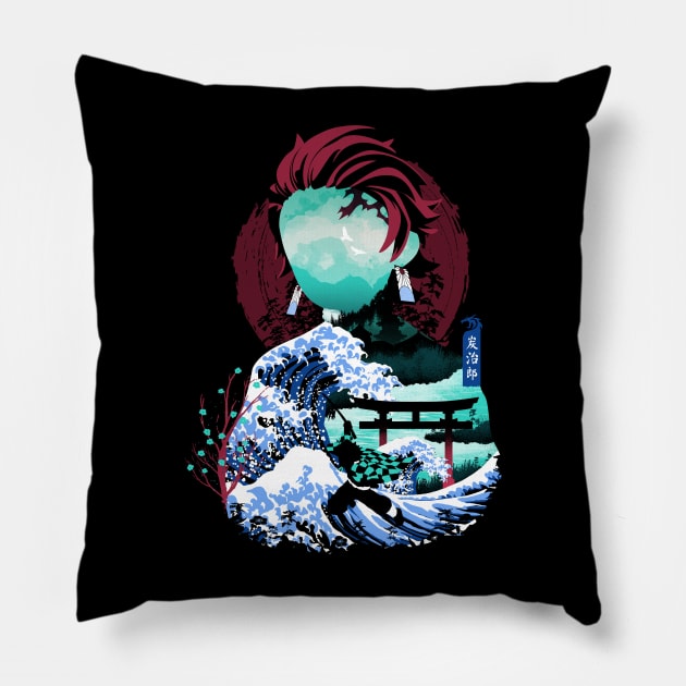 Heavy Water Breathing Pillow by zeroaxis