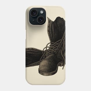 drawing boot Phone Case