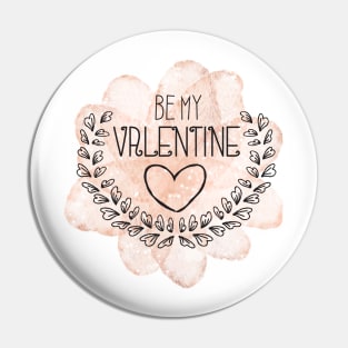 Be my valentine sweet design Pin