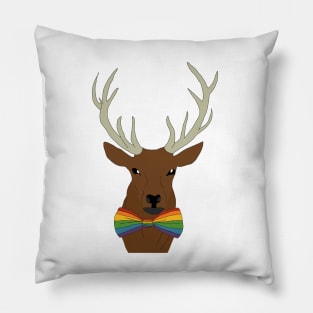 Lgbt deer Pillow