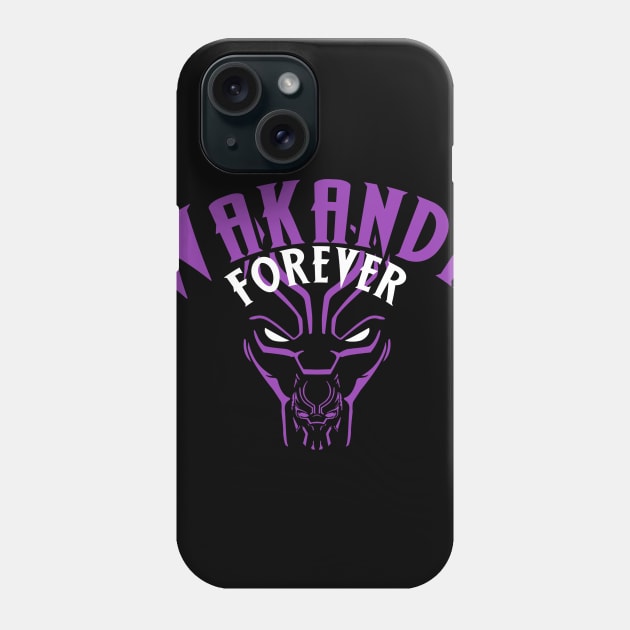 Wakanda Forever Phone Case by Nytelock Prints