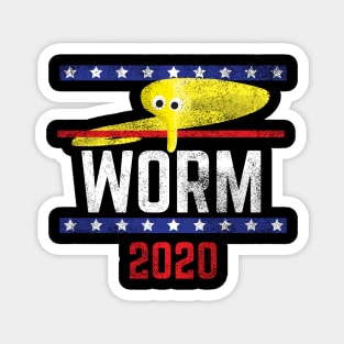 Magic Worm On A String Meme Yellow Worm 2020 for President Magnet