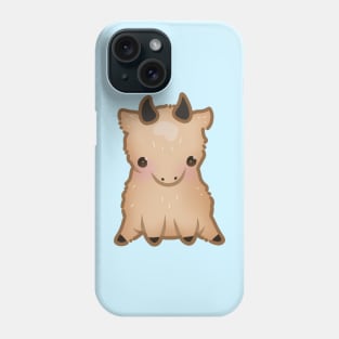 Fluffy Tan Goat Sitting Phone Case