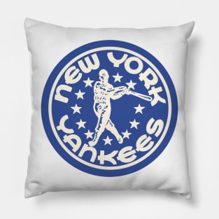 New York yankees blue Pillow