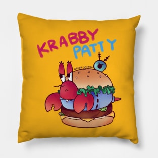 Crab Patty Pillow