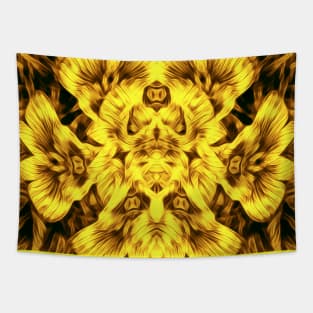 Abstract floral pattern Tapestry