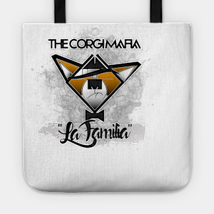 La Familia Corgi Mafia Tshirt Tote